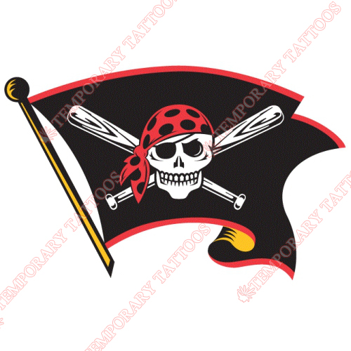 Pittsburgh Pirates Customize Temporary Tattoos Stickers NO.1825